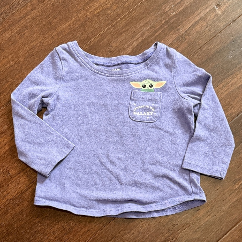 Star Wars Kids Purple Long Sleeve Shirt